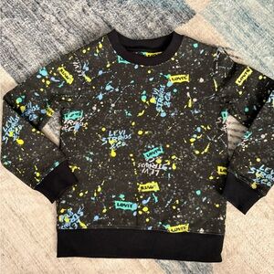 Levi's Kids Black and Grey sweatshirt
